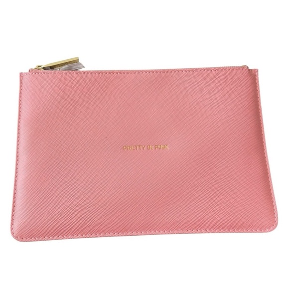 KATIE LOXTON Pretty In Pink Zip Pouch Pink NEW - Picture 1 of 5